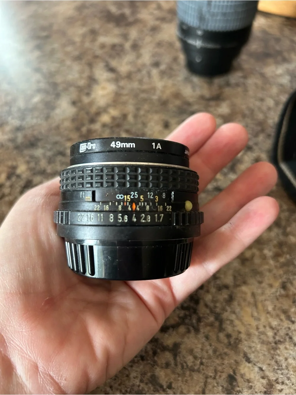 Pentax SMC 50mm f/1.7 Prime Lens - Black